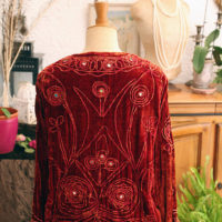 70's Mirrored, Embroidered Indian Hippie Jacket SOLD - Image 5