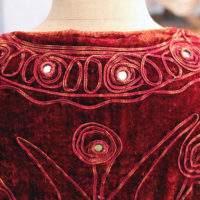 70's Mirrored, Embroidered Indian Hippie Jacket SOLD - Image 4