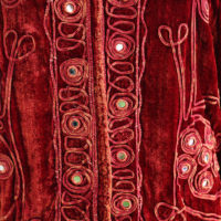 70's Mirrored, Embroidered Indian Hippie Jacket SOLD - Image 2