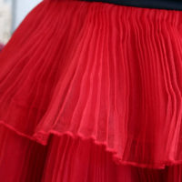 Betsey Johnson New York  Red & Black Tulle Strapless Cocktail Dress. - Image 7