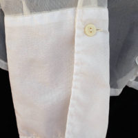 Vintage Style Gianfranco Ferré Jeans sheer ruffle Blouse - Image 7