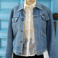 Vintage Style Gianfranco Ferré Jeans sheer ruffle Blouse - Image 2