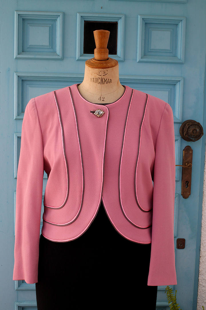 80s pink jacket