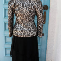 80's Reflections  Silver Glam Jacket NOS - Image 2