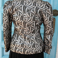 80's Reflections  Silver Glam Jacket NOS - Image 3