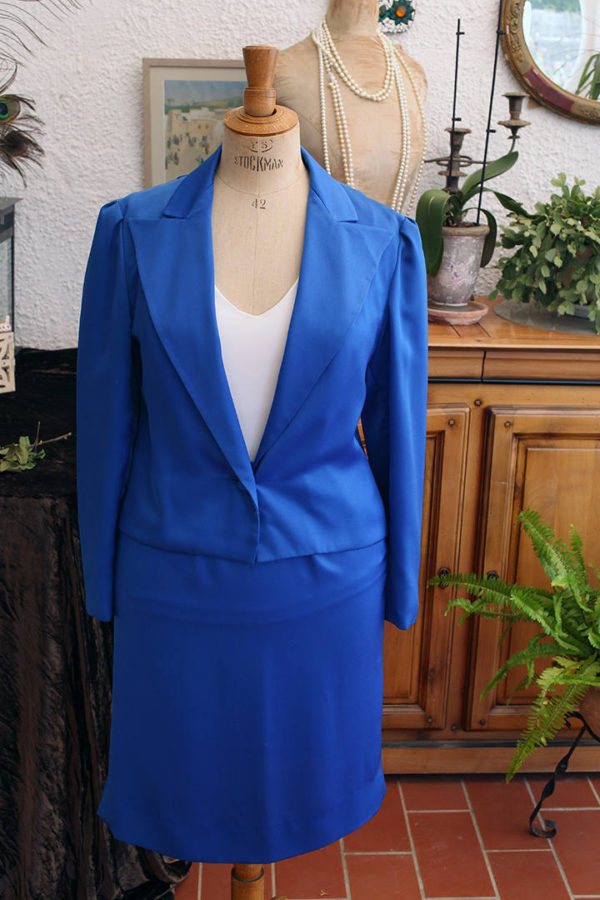 80's Blue Two piece
