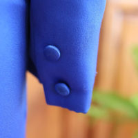 80's Blue Two piece - Image 4