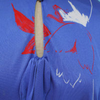 70's Chanes Paris Blue Dress - Image 3