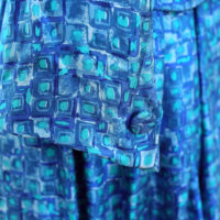 60's Jaeger Silk Blue/Green Two Piece - Image 3