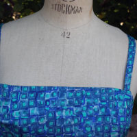 60's Jaeger Silk Blue/Green Two Piece - Image 7