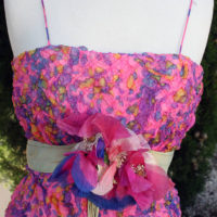 60's Sam Friedlander for Saks Fifth Avenue Cocktail Dress - Image 5