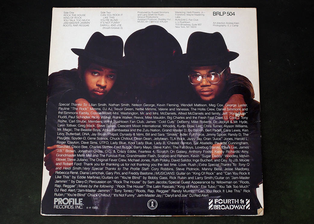 Run DMC King Of Rock-SOLD - Vintage Xaló