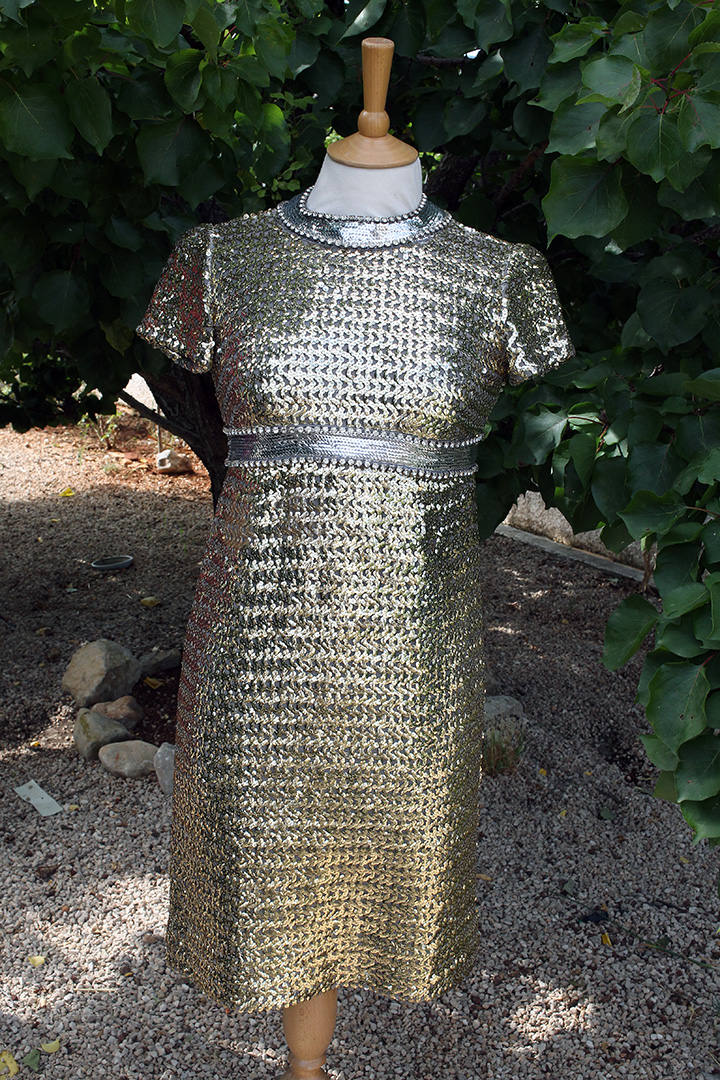 60's True Vintage Saks Fifth Avenue New York Sequin Cocktail Dress