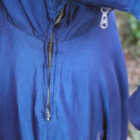 50's Blue Dress with Floral Embroidery - Image 4