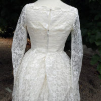 60's New York Short Wedding Dress - Image 3