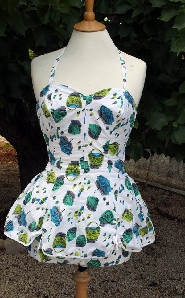 50's Halter Neck Bathing Costume
