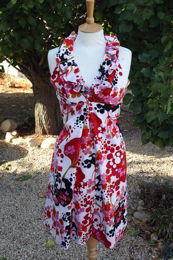 60's Clevaline Halter Neck Summer Dress