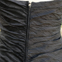 60's Jean Allen  Black Silk Cocktail Dress - Image 5