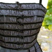 60's Black Full Length Dress - Image 5