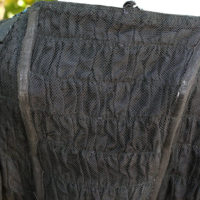 60's Black Full Length Dress - Image 6