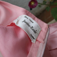 60's Jeanine Renée London Pink Satin Cocktail dress - Image 2
