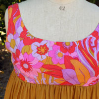 60's Colin Glascoe London Silk Maxi Dress - Image 3