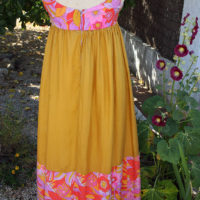60's Colin Glascoe London Silk Maxi Dress - Image 7