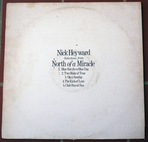 Nick Heyward    Selections from North of a Miracle