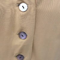 50's Pale Ochre Summer frock - Image 2