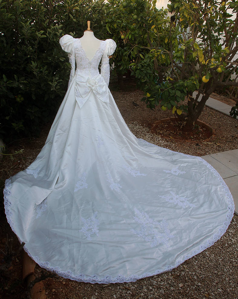 90s wedding dress